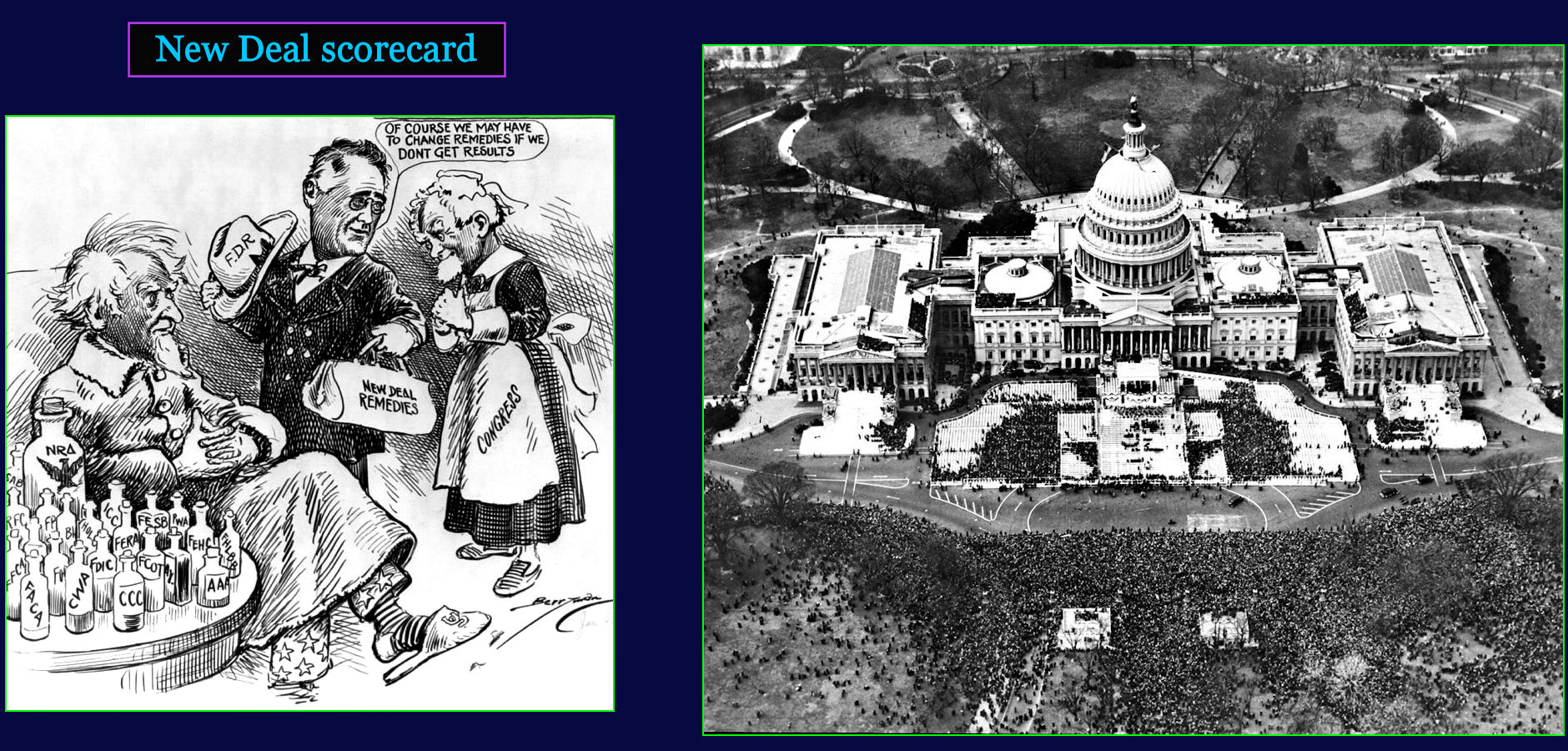 New-Deal spending, 1930s